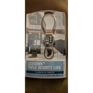 New Lewis N. Clark Cable Luggage Lock | TSA Approved Travel  Triple Security New